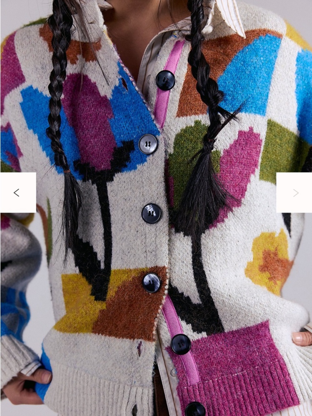 Free People Tulip Whirl Cardi Cardigan SZ XS - Picture 5 of 5